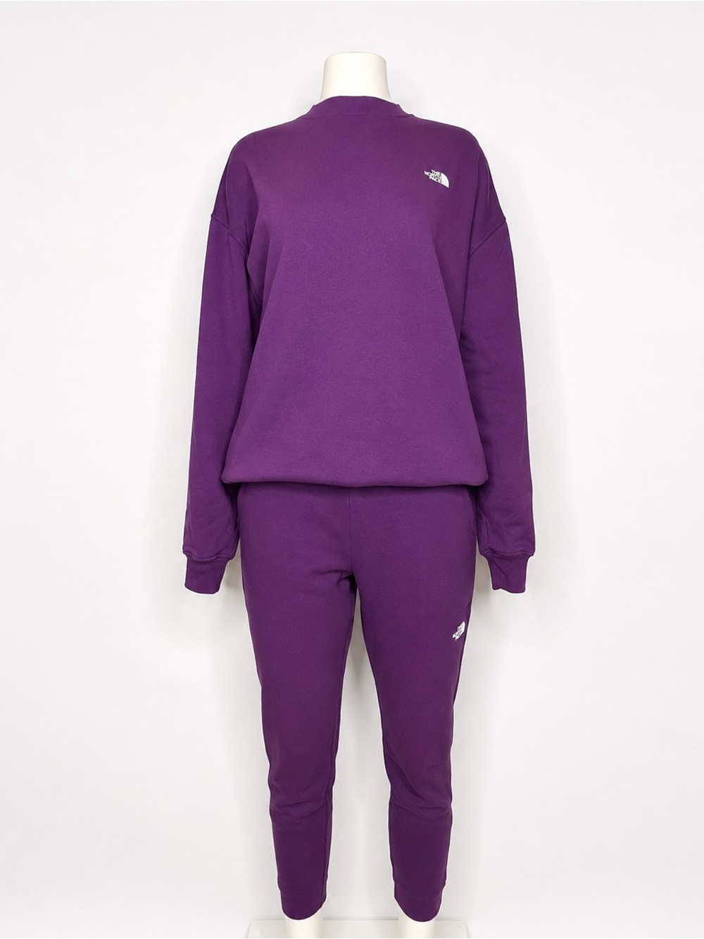 The North Face Purple Crewneck Sweatshirt & Joggers Set